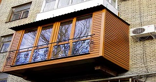Внешняя отделка балкона Кимры цена от 1046 руб. м/2.
